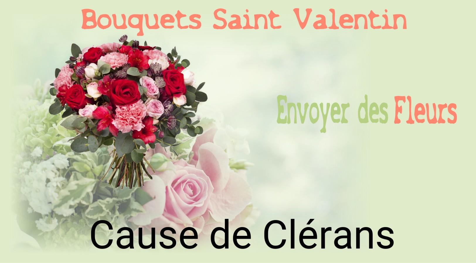 Roses de Saint-Valentin livrées à Cause-de-Clérans